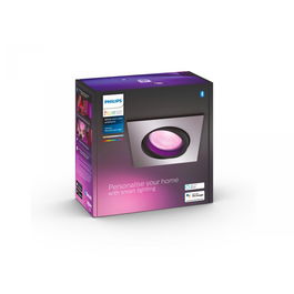 Spot LED RGB incastrat Hue Centura, Bluetooth, GU10, 5.7W, 350 lm